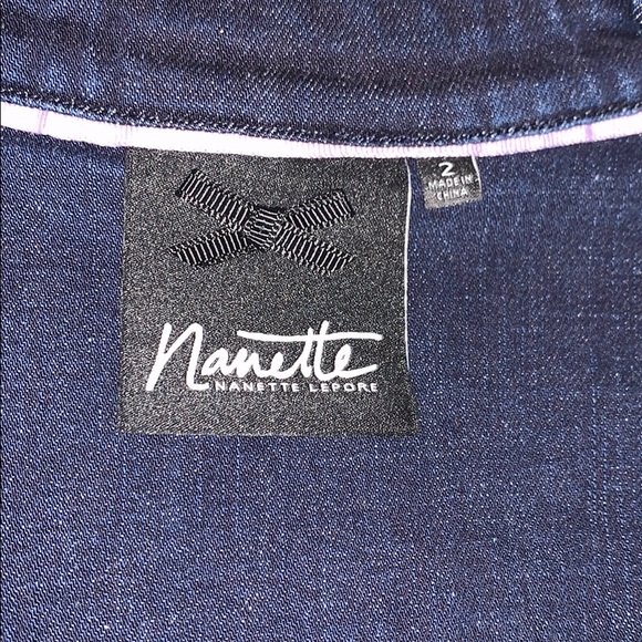 Nanette Lepore Denim Dress size 2 - long sleeve EUC - Picture 5 of 14